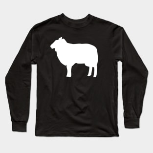 Sheep Silhouette Long Sleeve T-Shirt